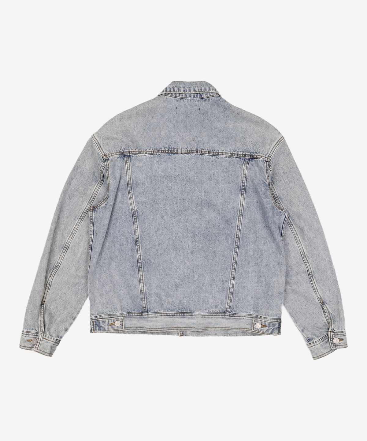 86로드(86ROAD) SOLID WASHING DENIM TRUCKER M/BLUE L