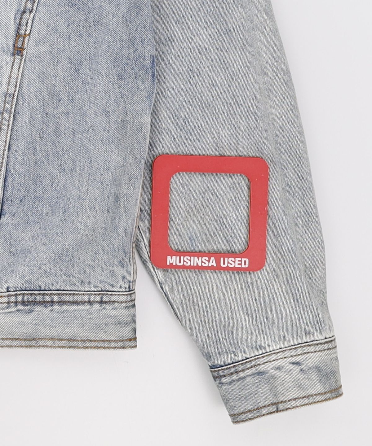 86로드(86ROAD) SOLID WASHING DENIM TRUCKER M/BLUE L