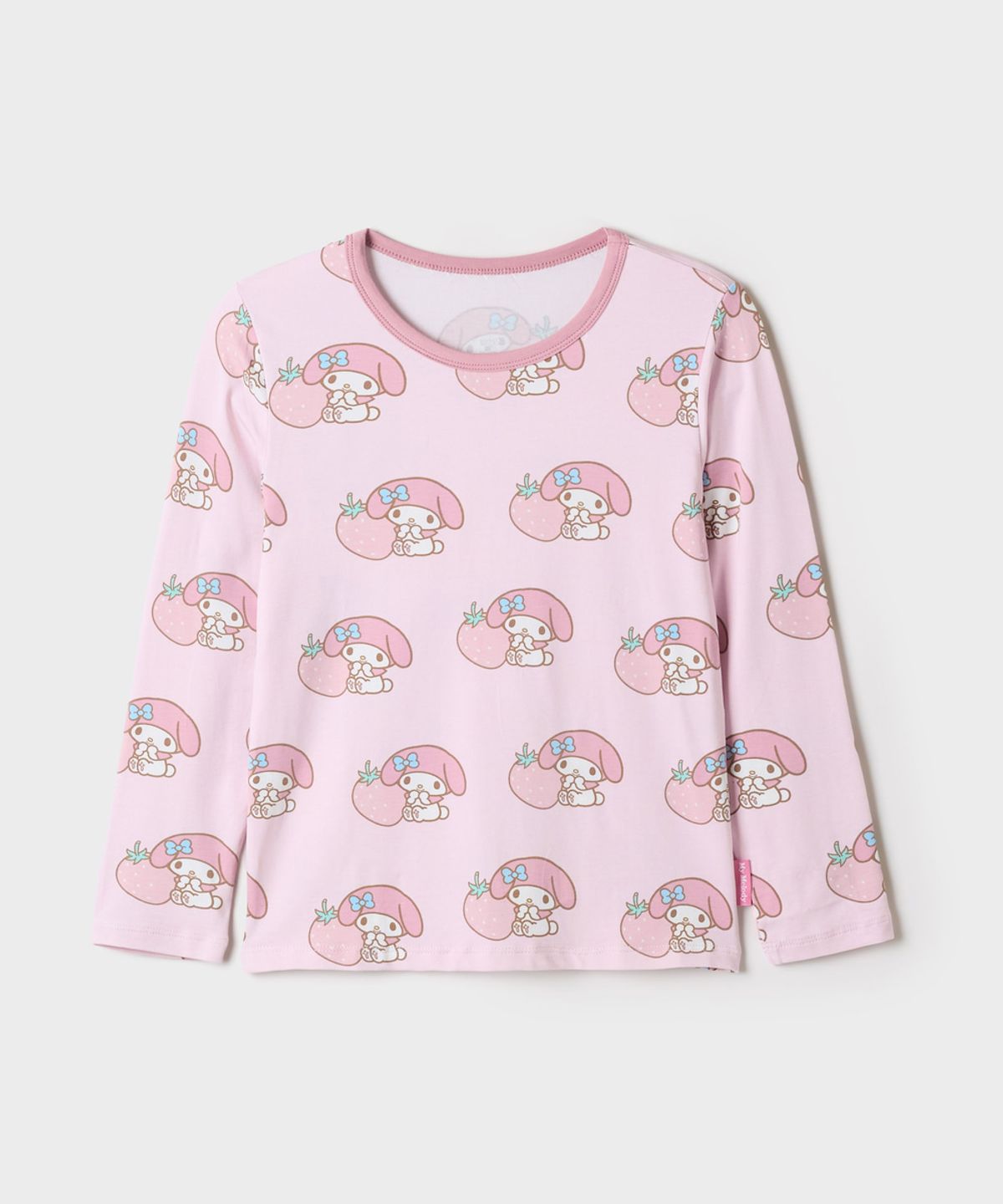스파오 키즈(SPAO KIDS) [키즈] (산리오캐릭터즈) 면 모달 실내복(Light Pink)_SPLOG49KU1