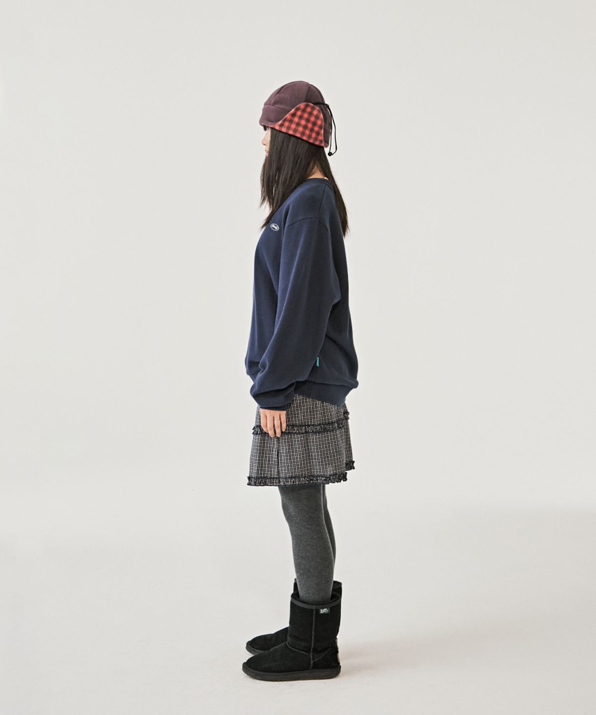 엠엠엘지(MMLG) PINECONE FLEECE BEANIE (DEEP PURPLE)
