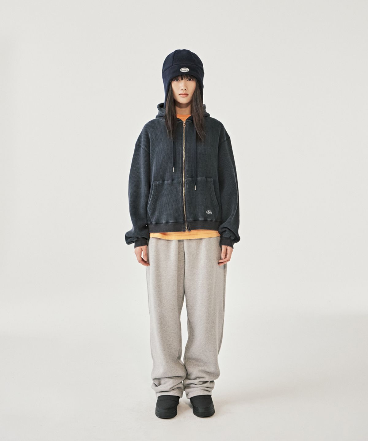 엠엠엘지(MMLG) PINECONE FLEECE BEANIE (NAVY)