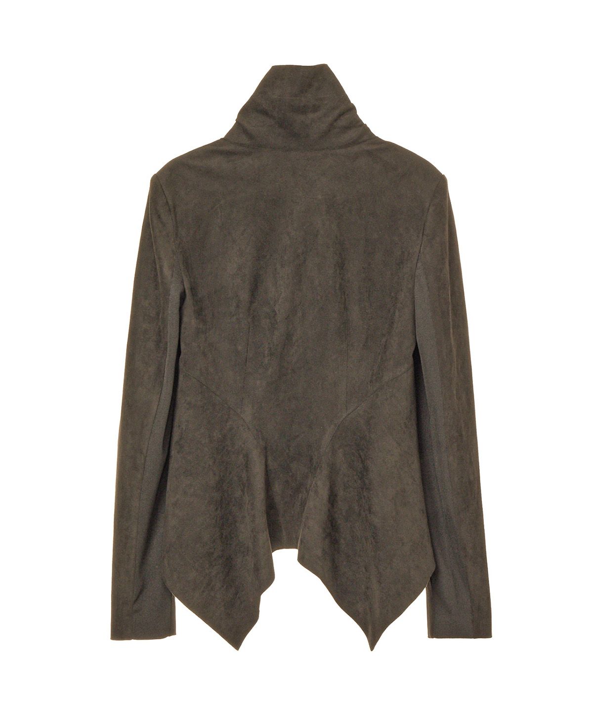 다이닛(DEINET) DRAPED SCARF JACKET IN BROWN