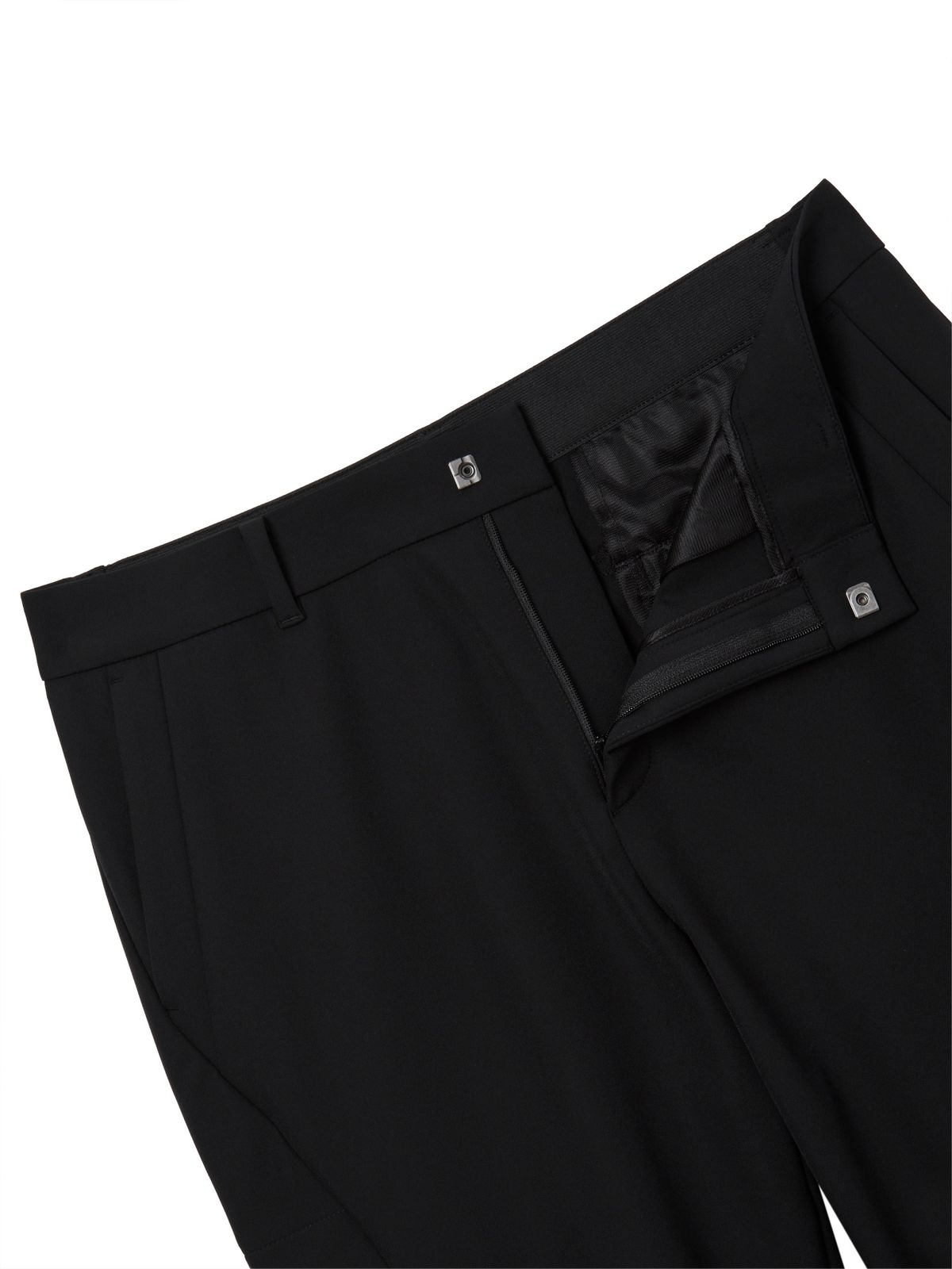 와이드앵글(WIDEANGLE) CO 변형 카고 세미조거 팬츠 M_Black