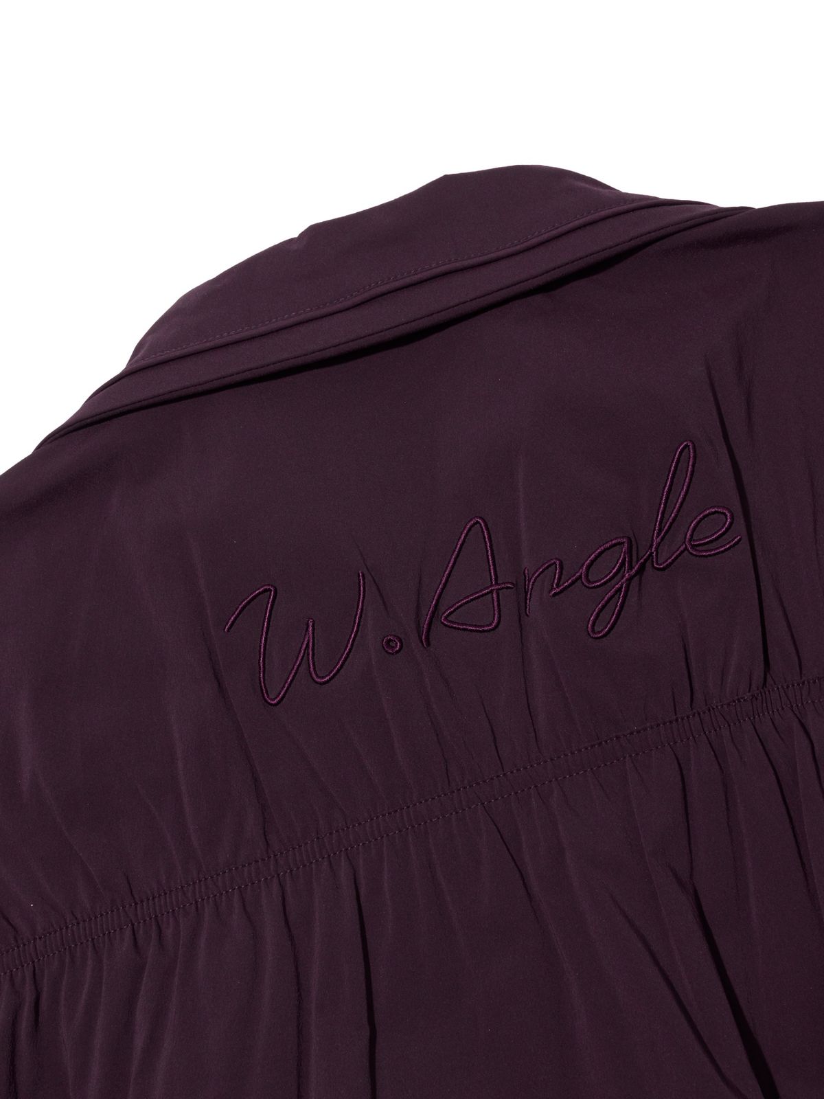 와이드앵글(WIDEANGLE) CO 아트웍 포인트 봄버 자켓 L_Wine