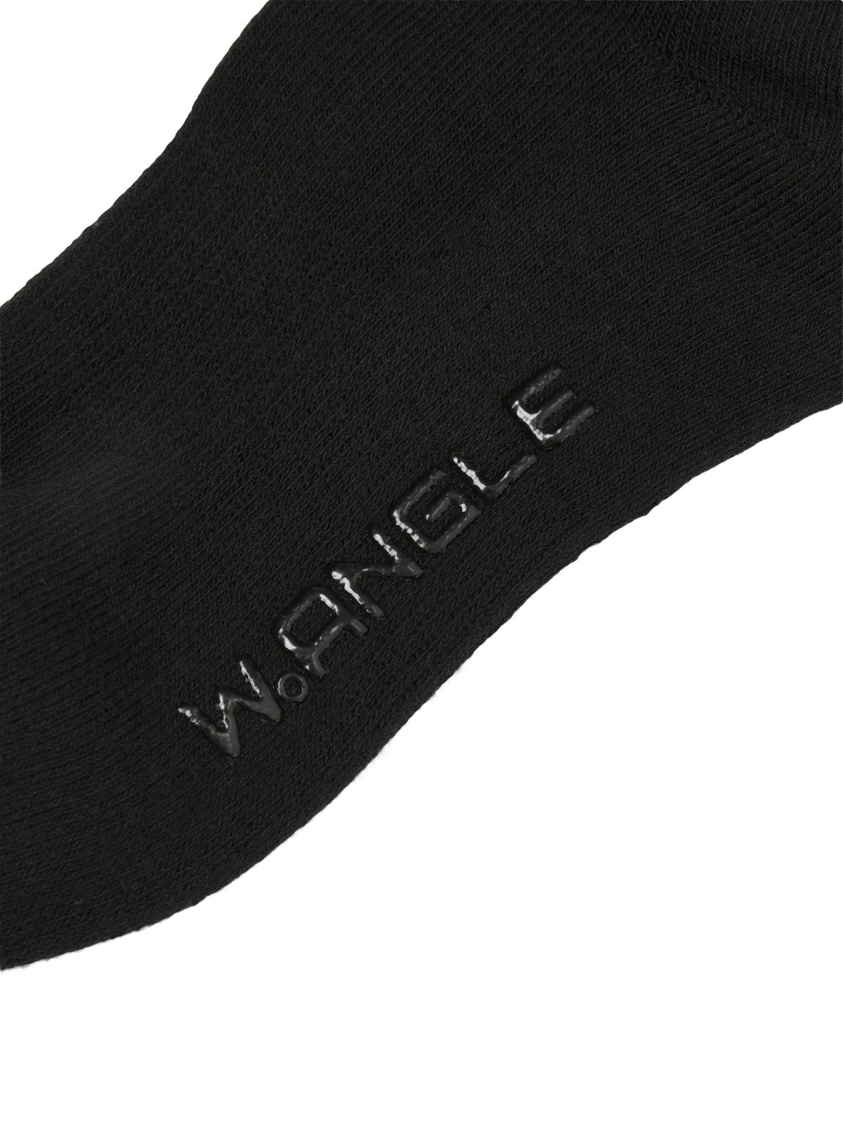 와이드앵글(WIDEANGLE) TO 핀 스트라이프 숏 파일 니삭스_Black