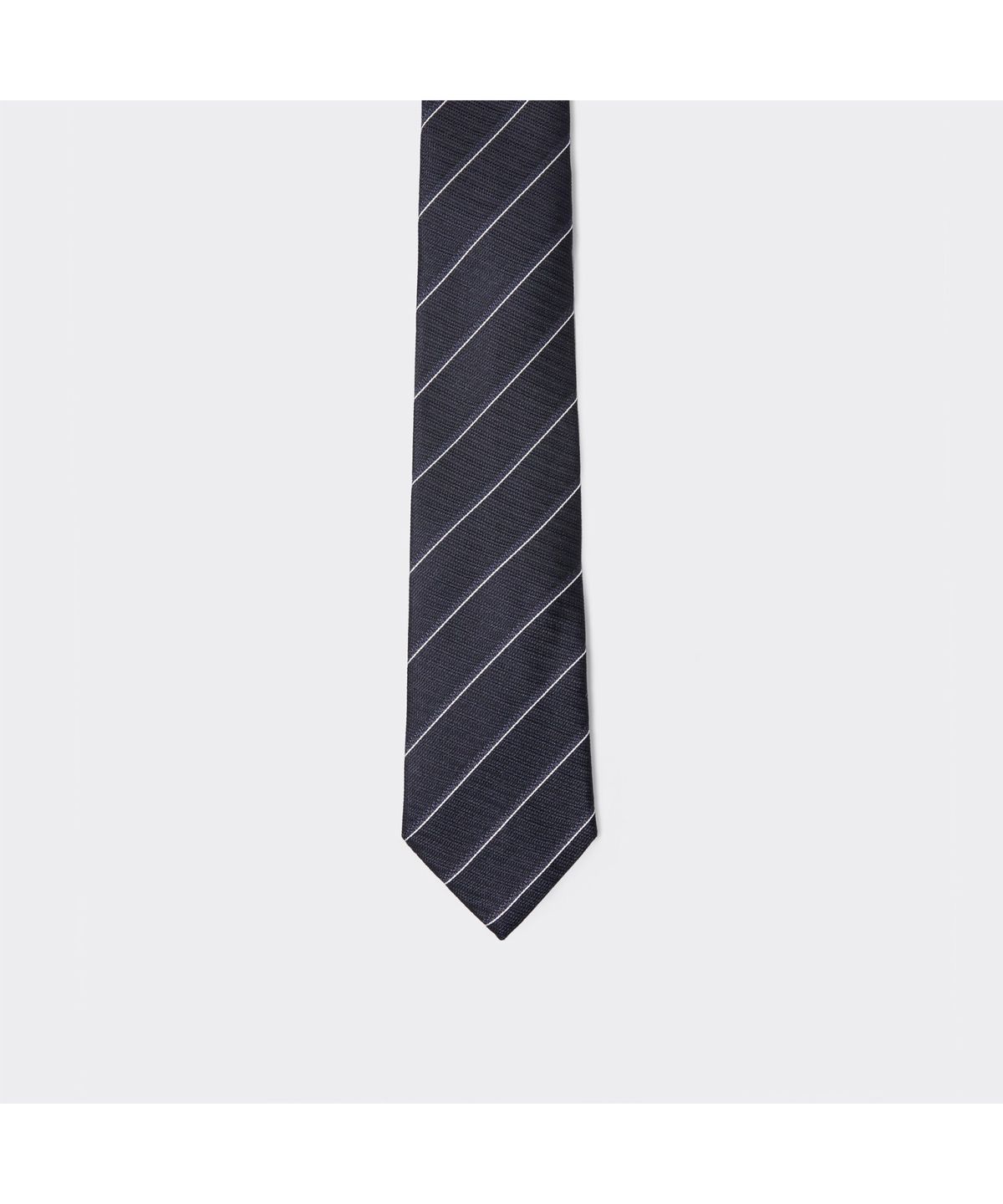 커스텀멜로우(CUSTOMELLOW) 네이비 스트라이프 타이 CAAIX26503NYD