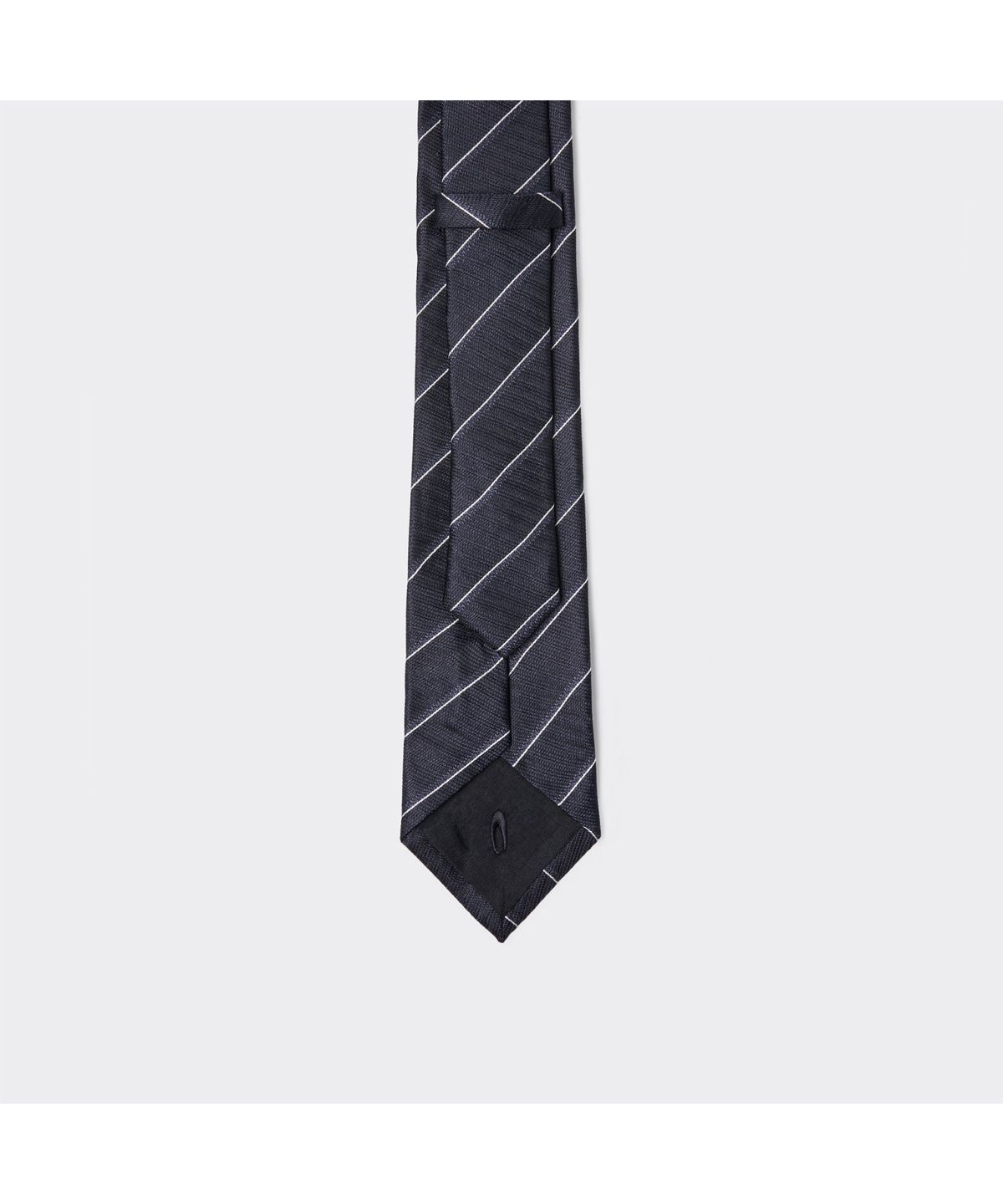 커스텀멜로우(CUSTOMELLOW) 네이비 스트라이프 타이 CAAIX26503NYD