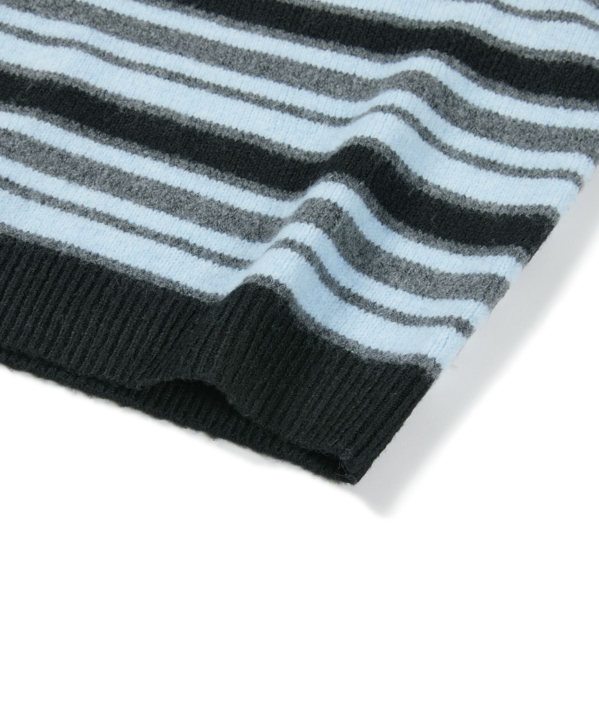 엠엠엘지(MMLG) AURORA STRIPE KNIT (BLACK)