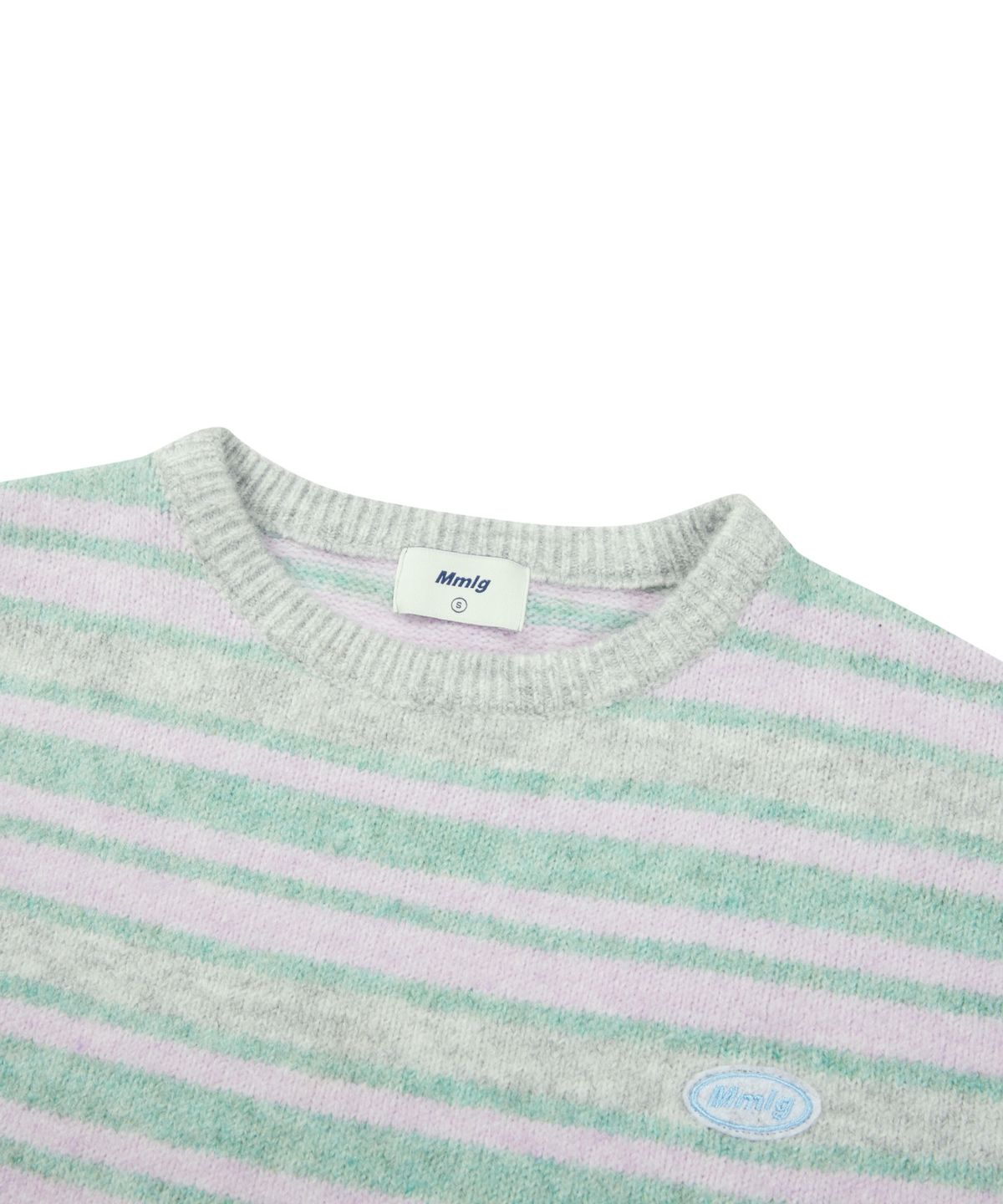 엠엠엘지(MMLG) AURORA STRIPE KNIT (GREY)