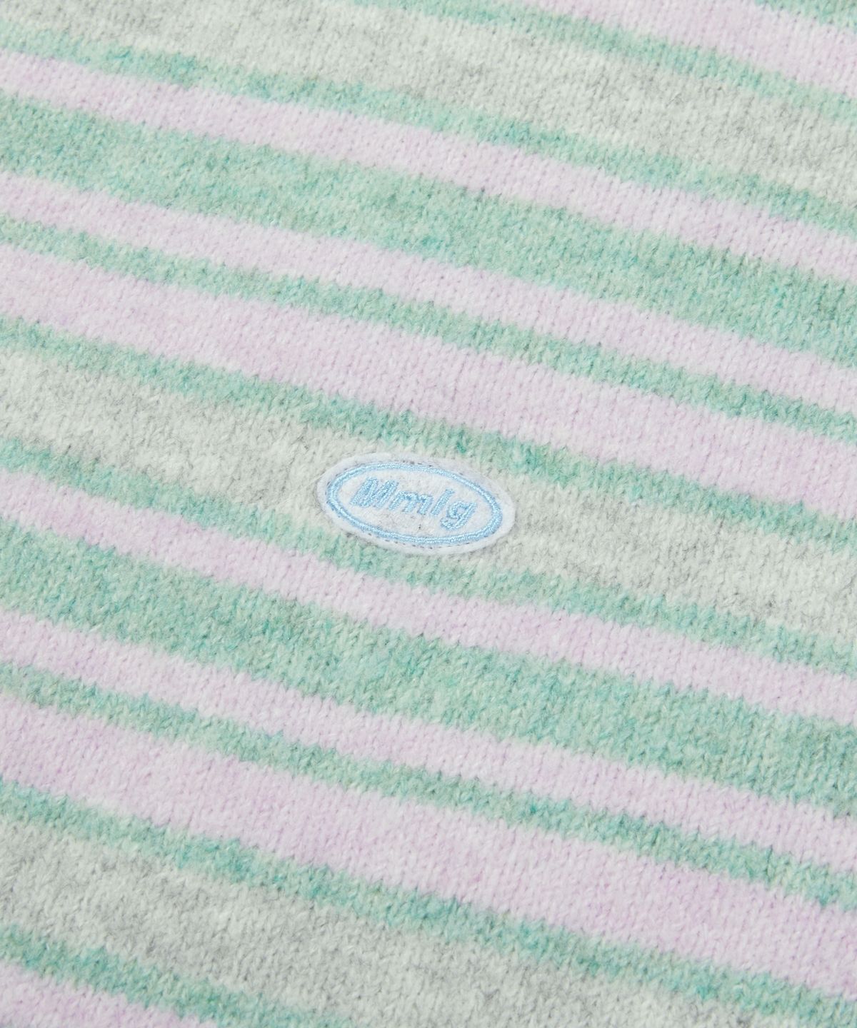 엠엠엘지(MMLG) AURORA STRIPE KNIT (GREY)