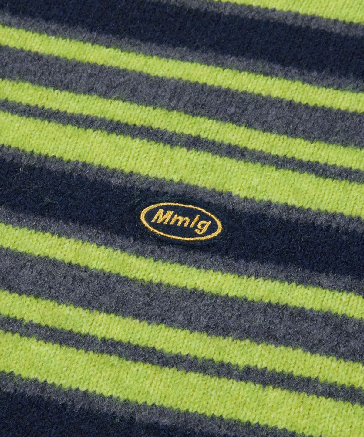 엠엠엘지(MMLG) AURORA STRIPE KNIT (NAVY)