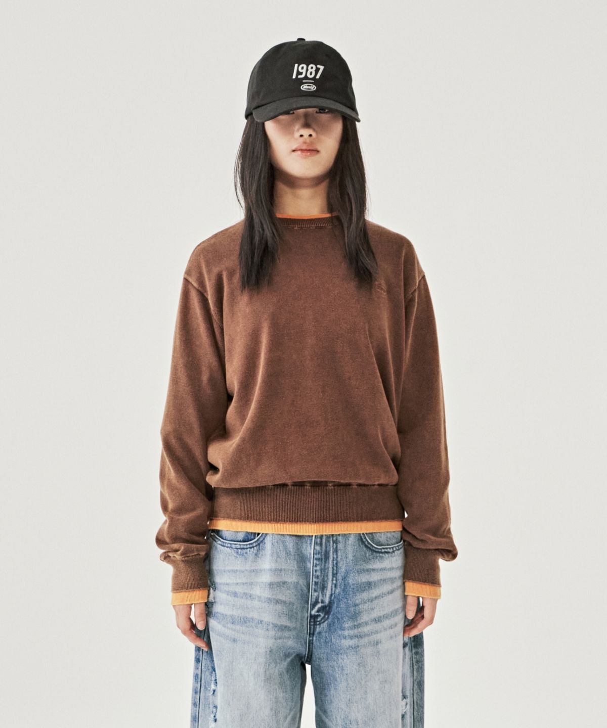 엠엠엘지(MMLG) SUNWASHED LAYERD KNIT (7COLOR)
