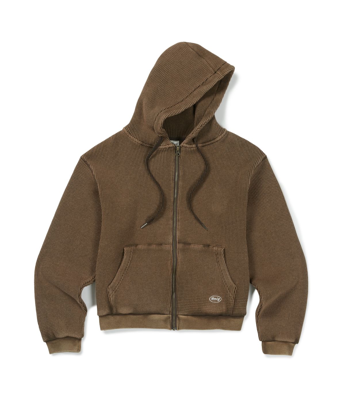 엠엠엘지(MMLG) FADED THERMAL HOOD ZIPUP (BEIGE)