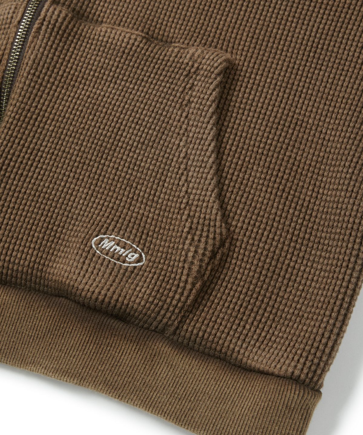 엠엠엘지(MMLG) FADED THERMAL HOOD ZIPUP (BEIGE)