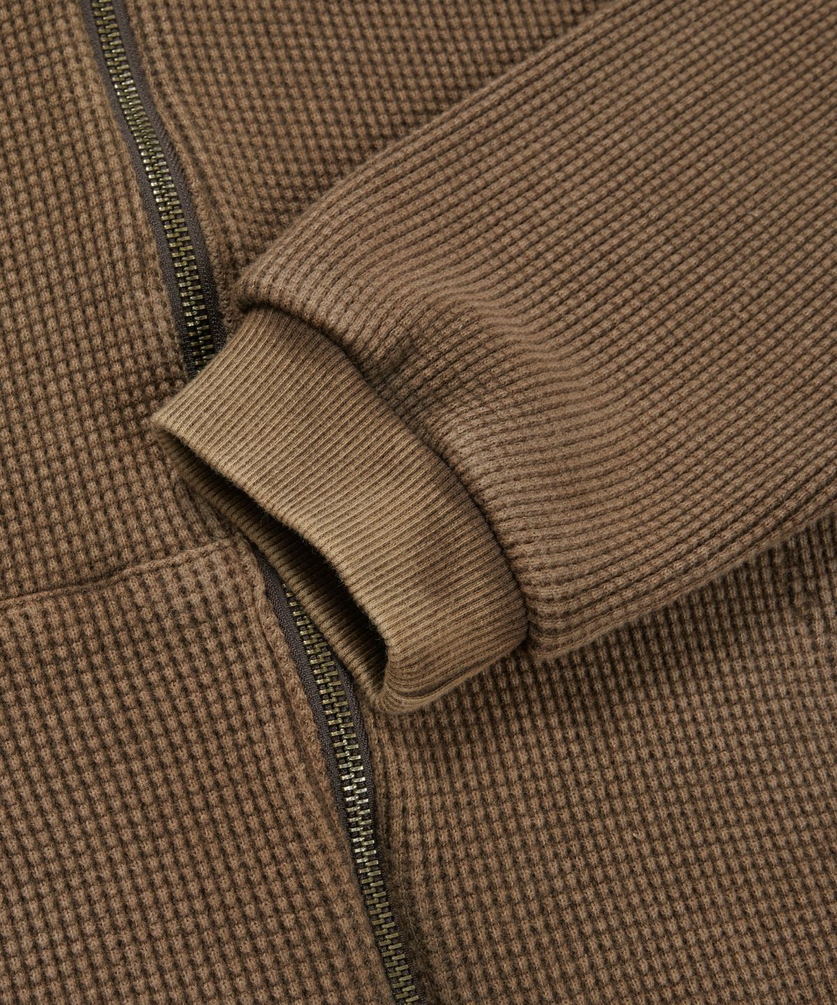 엠엠엘지(MMLG) FADED THERMAL HOOD ZIPUP (BEIGE)