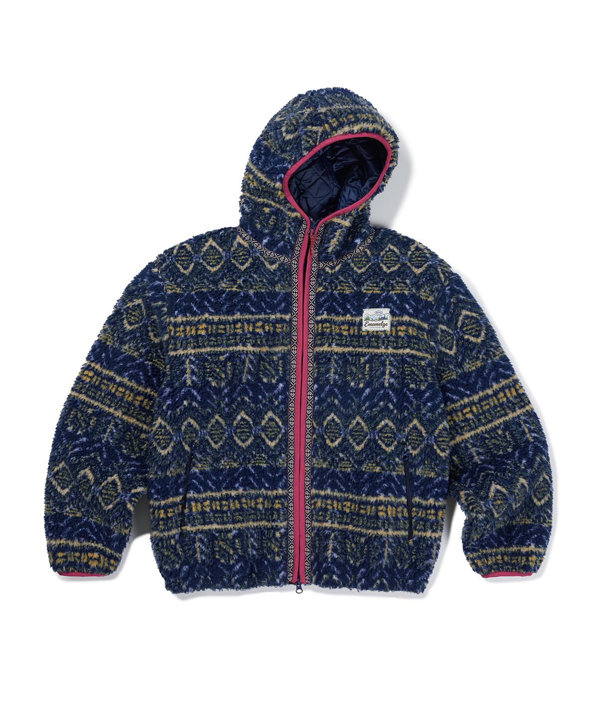 엠엠엘지(MMLG) MAKALU SHERPA HOODIE JACKET (NAVY)