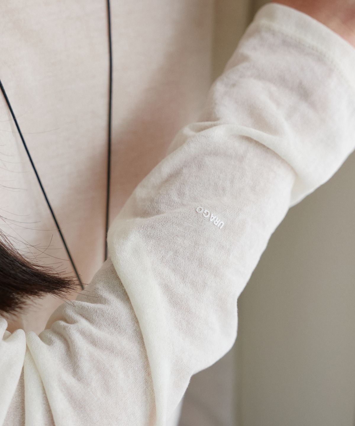 유라고(URAGO) See-through turtleneck t-shirt_3colors