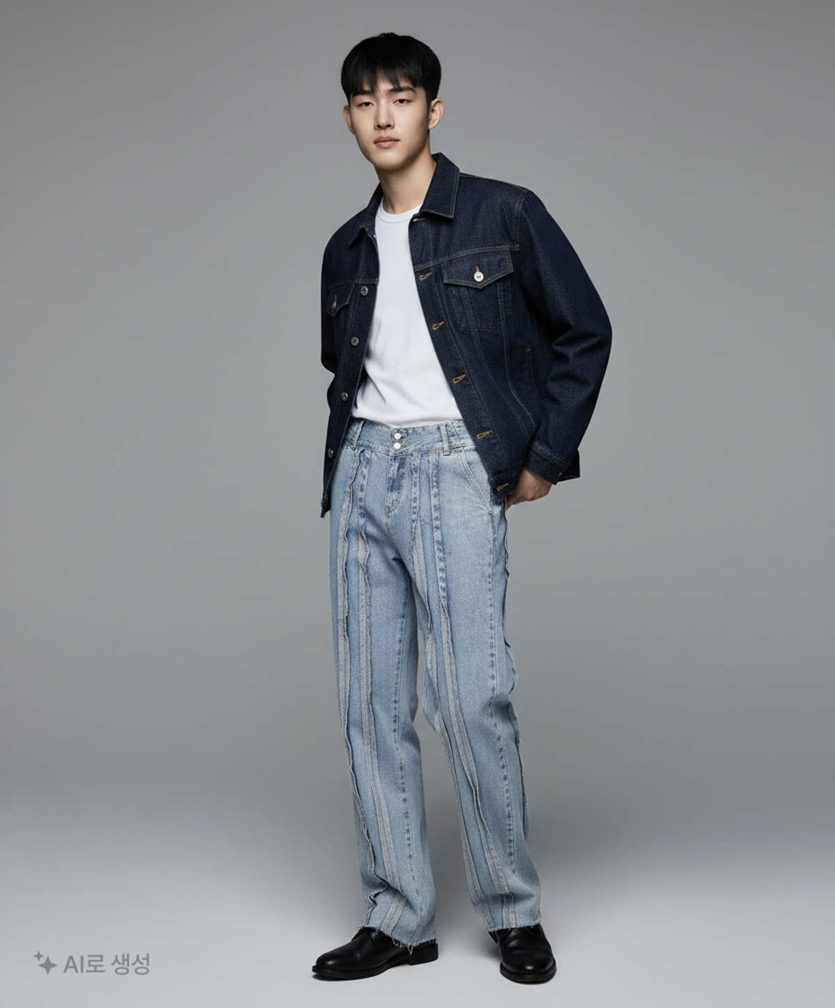 루오니어(LUONEER) 청/데님 팬츠 48