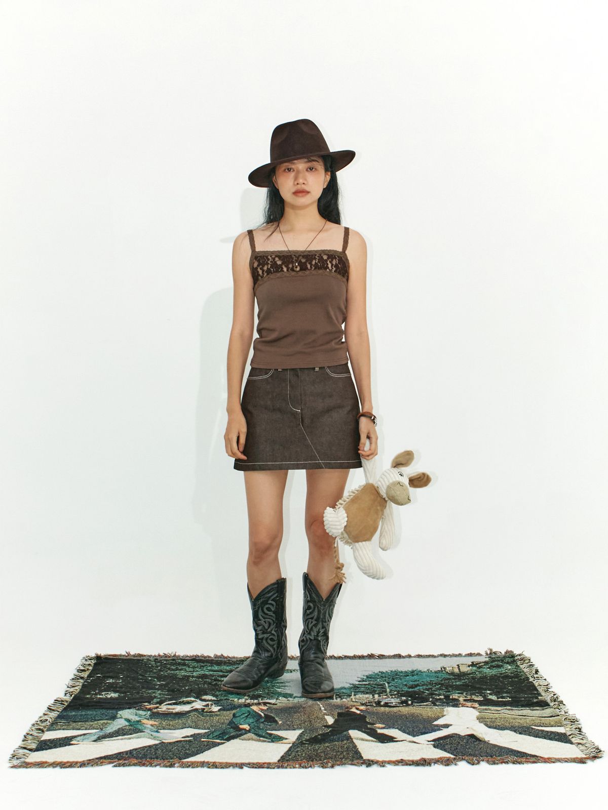 이히하(YEEHEEHAA) NEMO lace sleeveless (BR)