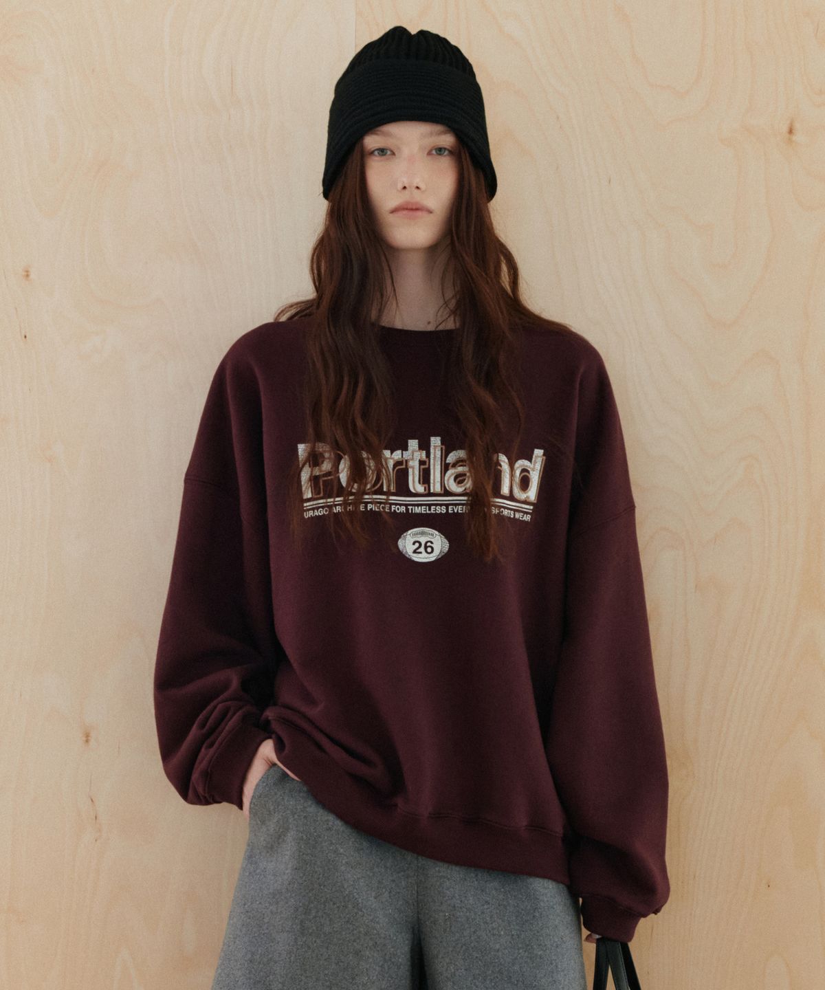 유라고(URAGO) Portland overfit sweatshirt_3colors