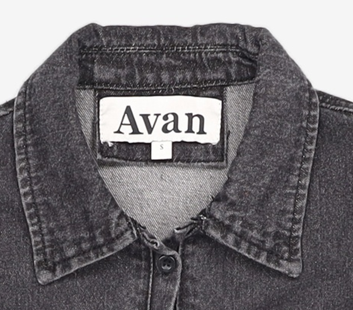 어반드레스(AVANDRESS) Heart Slit Denim Shirt - 2COL S