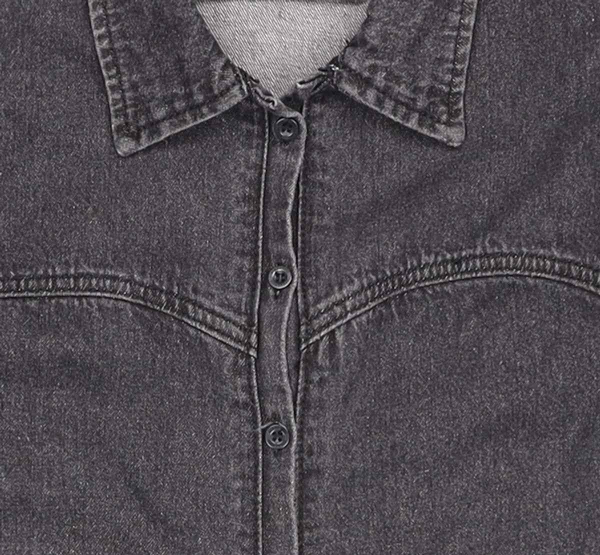 어반드레스(AVANDRESS) Heart Slit Denim Shirt - 2COL S