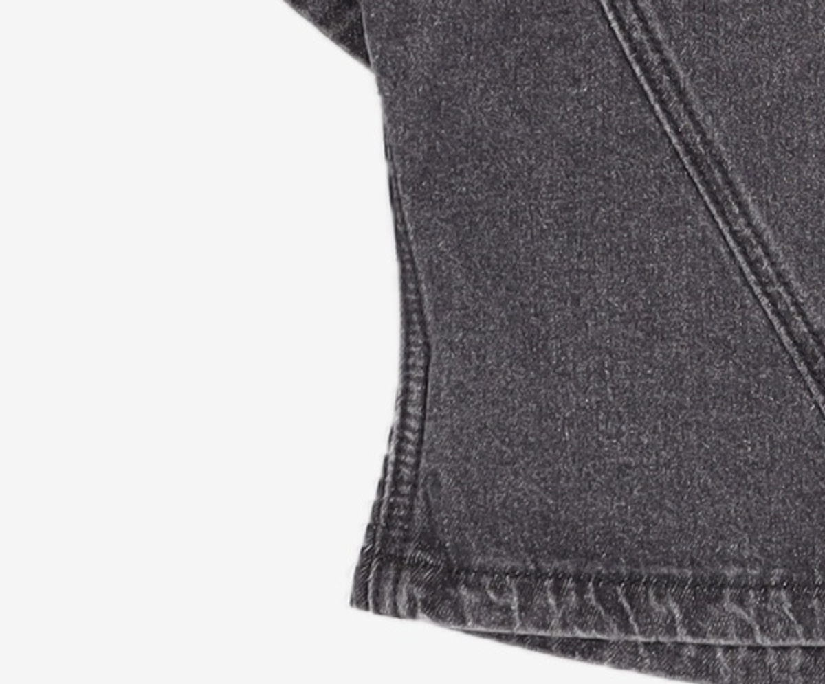 어반드레스(AVANDRESS) Heart Slit Denim Shirt - 2COL S