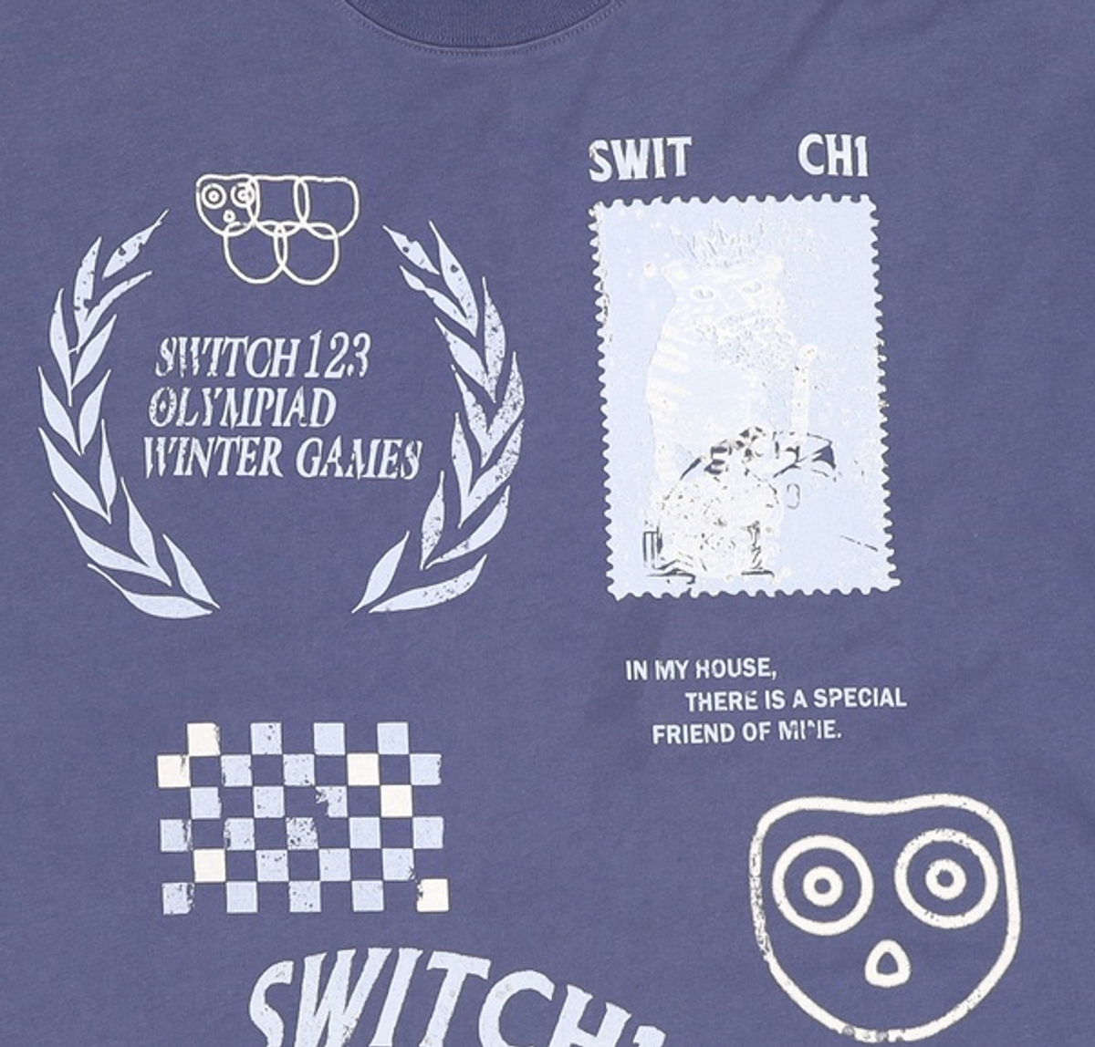 스위치123(SWITCH123) 올림피아드 그래픽 남여공용 긴팔티셔츠 2