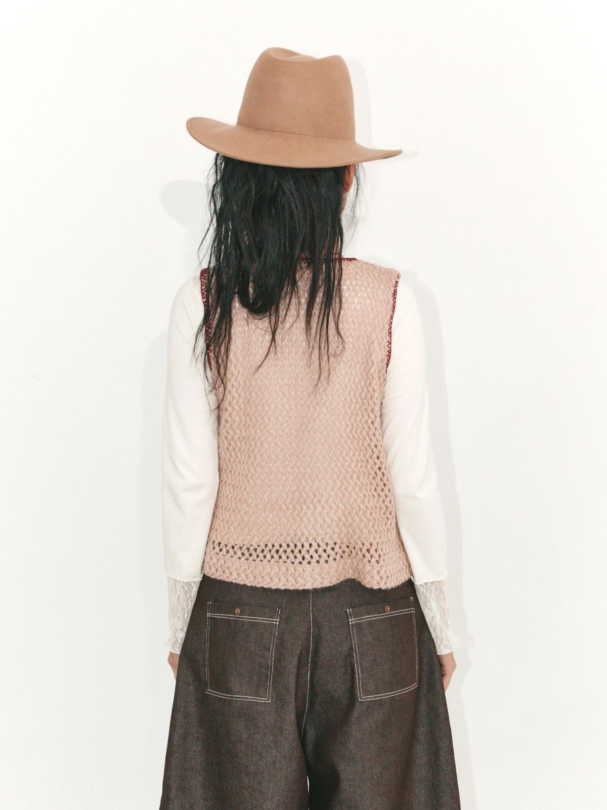 이히하(YEEHEEHAA) honey stitch vest (PK)