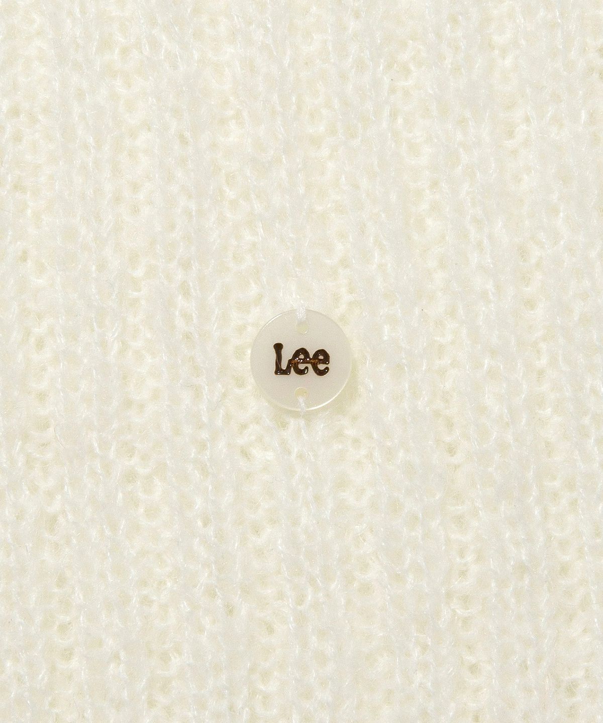리(LEE) 우먼 알파카 오픈 스트링 니트 아이보리