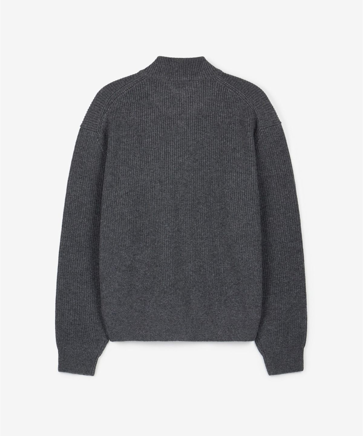 티엔지티(TNGT) Cashmere Blend Full-Zip Knit Top (Charcoal) TNSW6F113CG