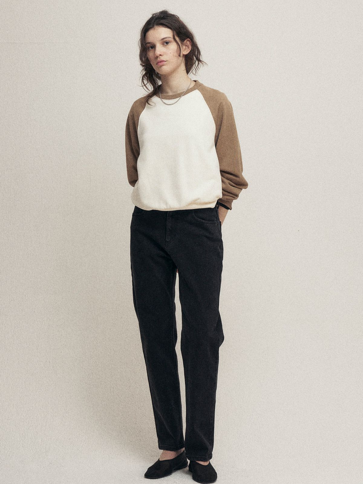 마롭(MALOUPE) 9165 시가렛 데님팬츠 (블랙)
