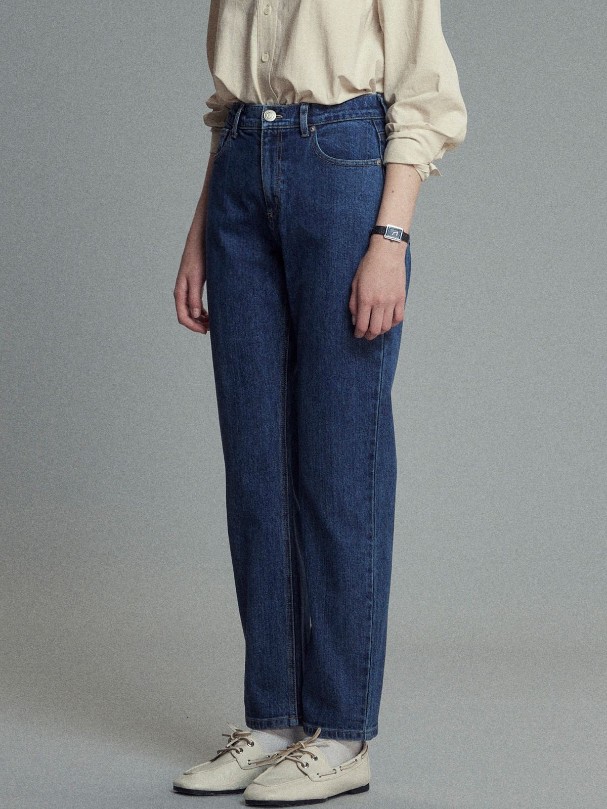 마롭(MALOUPE) 9165 시가렛 데님팬츠 (미디움 인디고)