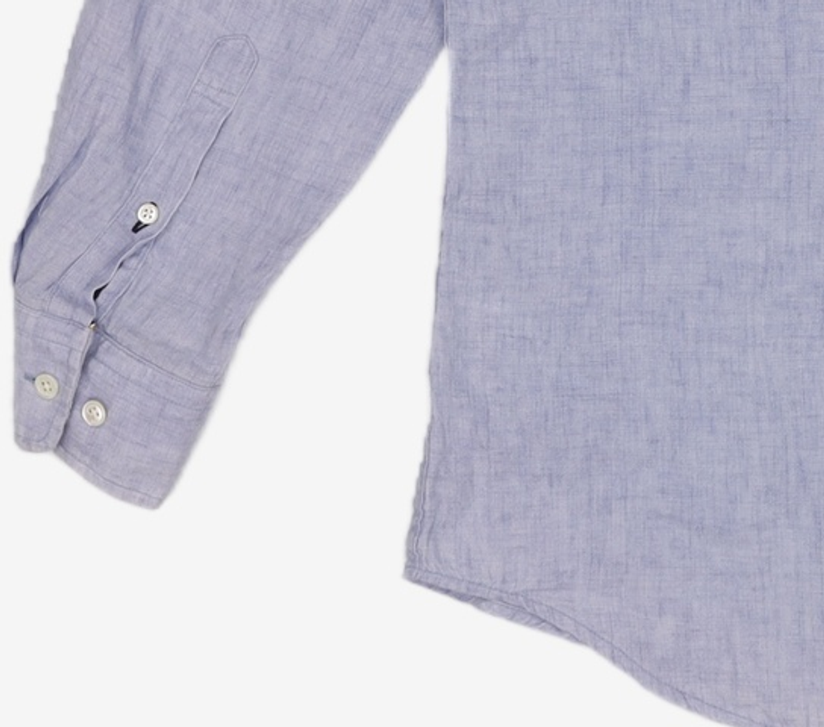헤지스(HAZZYS) [H SHIRT] 라이트 블루 린넨 캐주얼 셔츠 HZSH2B302B2 100
