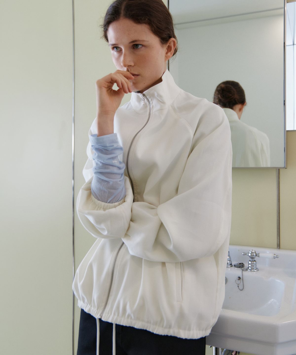 유라고(URAGO) Cupra raglan string jumper