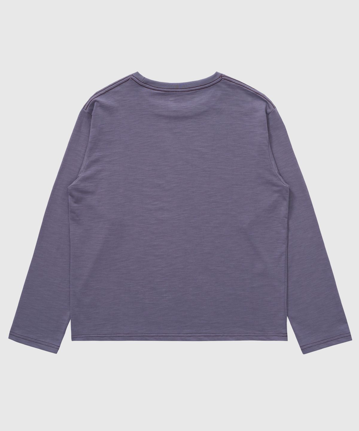 필프(PEALP) [PEALP X SEUNGHWAN] SLUB STITCH POINT LONG SLEEVE 60 (LAVENDER)