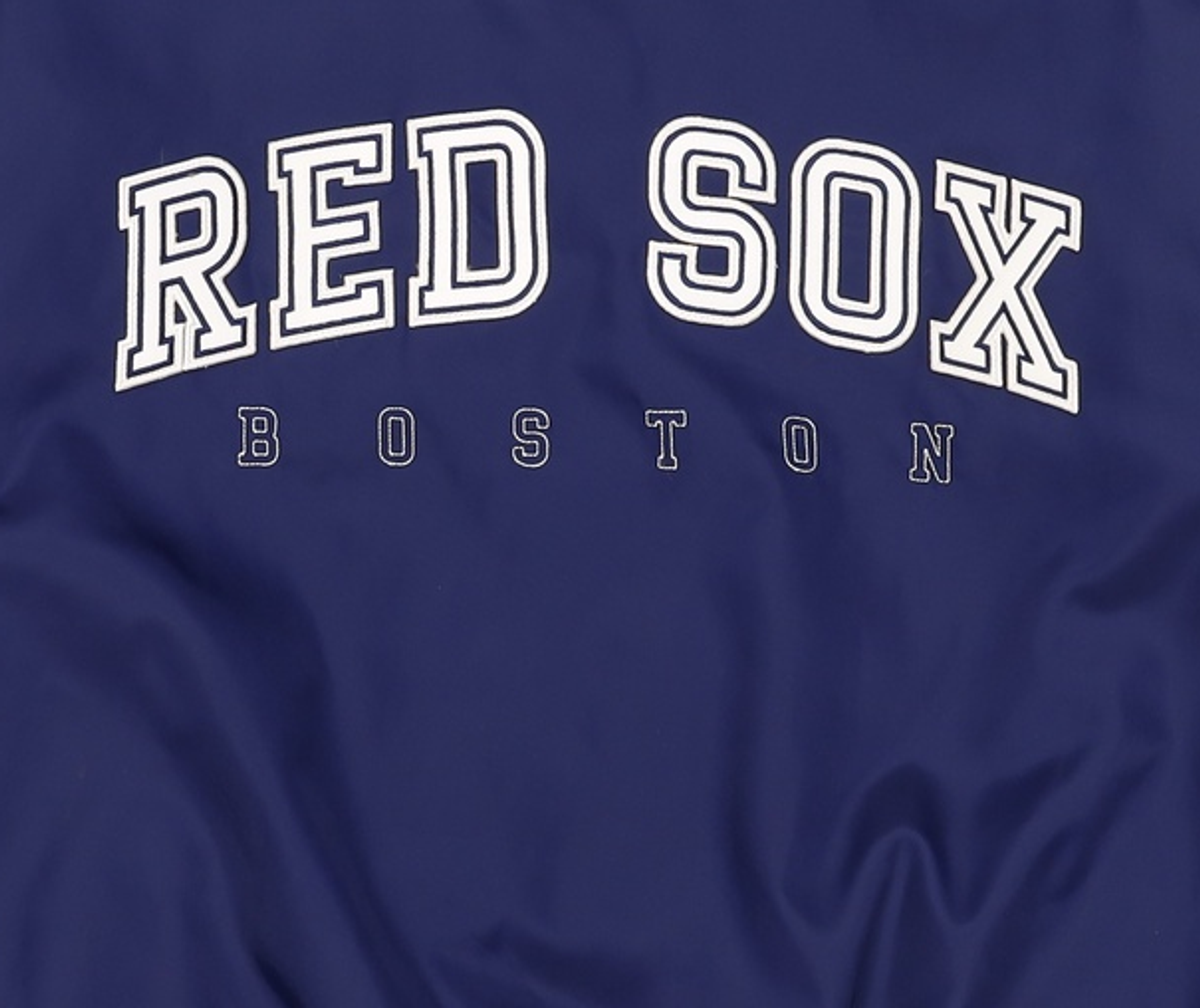 엠엘비(MLB) 나일론 베이직 어깨배색 바시티자켓 BOS (Navy) S