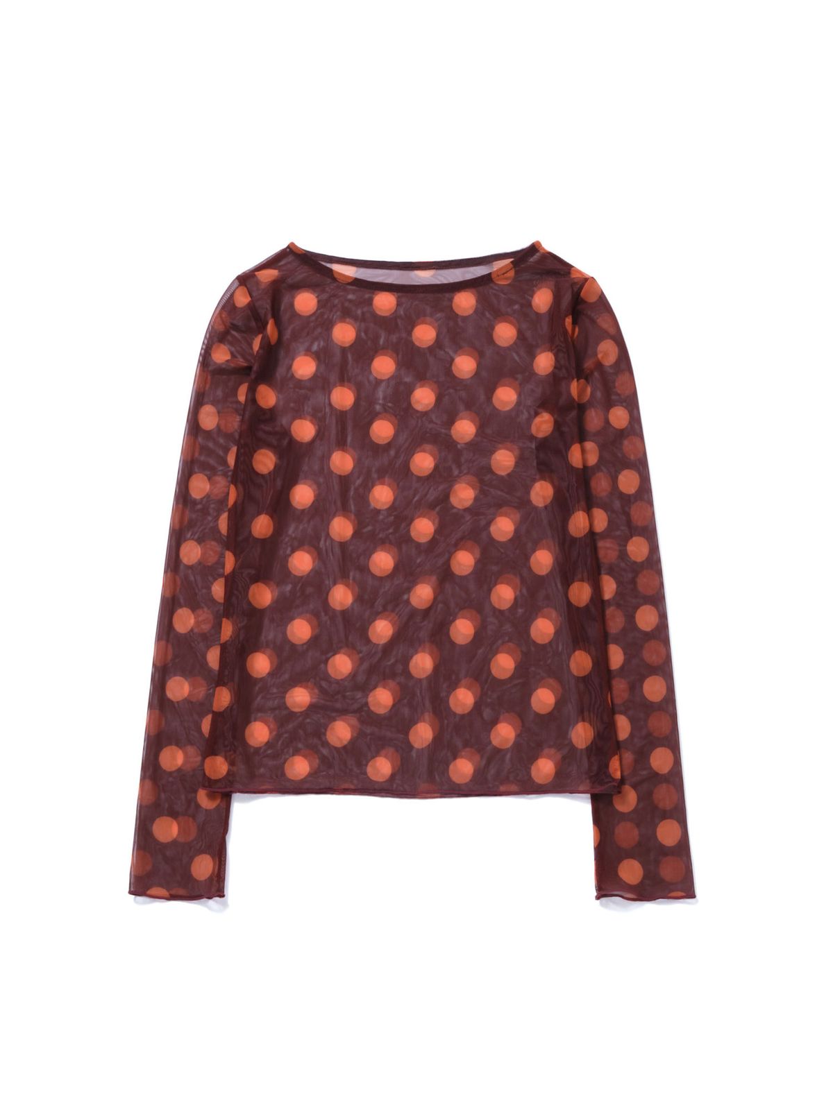 이히하(YEEHEEHAA) dorothy see-through dot T (OR)