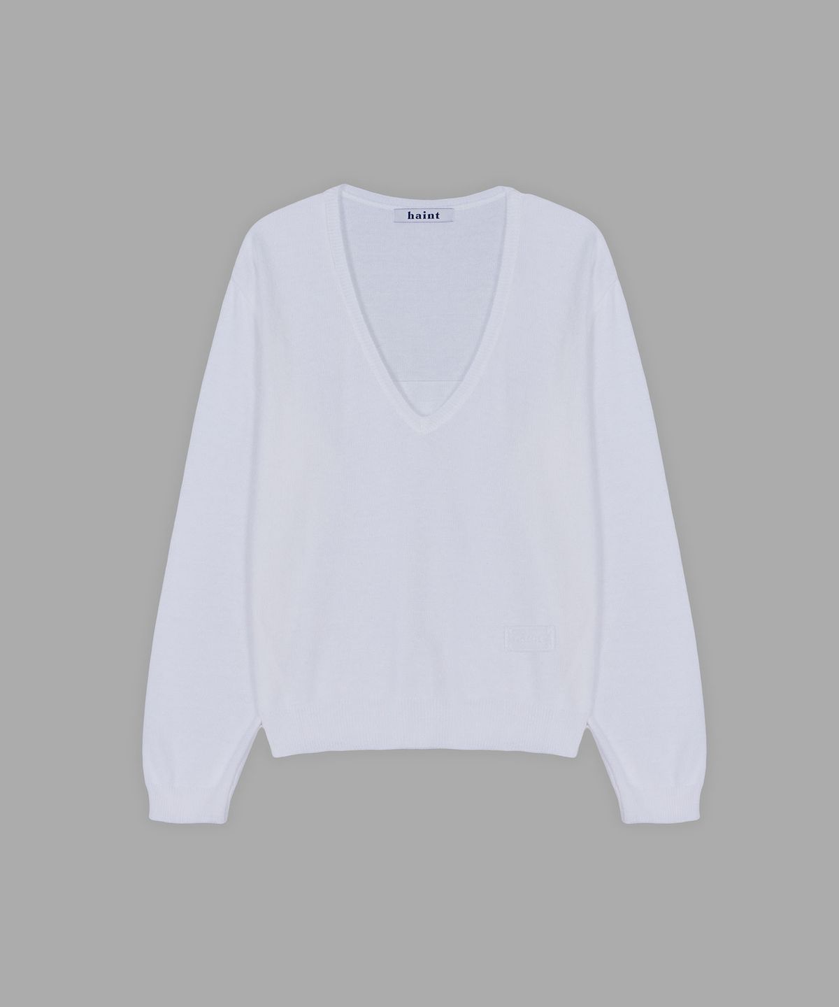 헤인트(HAINT) LUEN DEEP V_NECK KNIT 3COL_IVORY