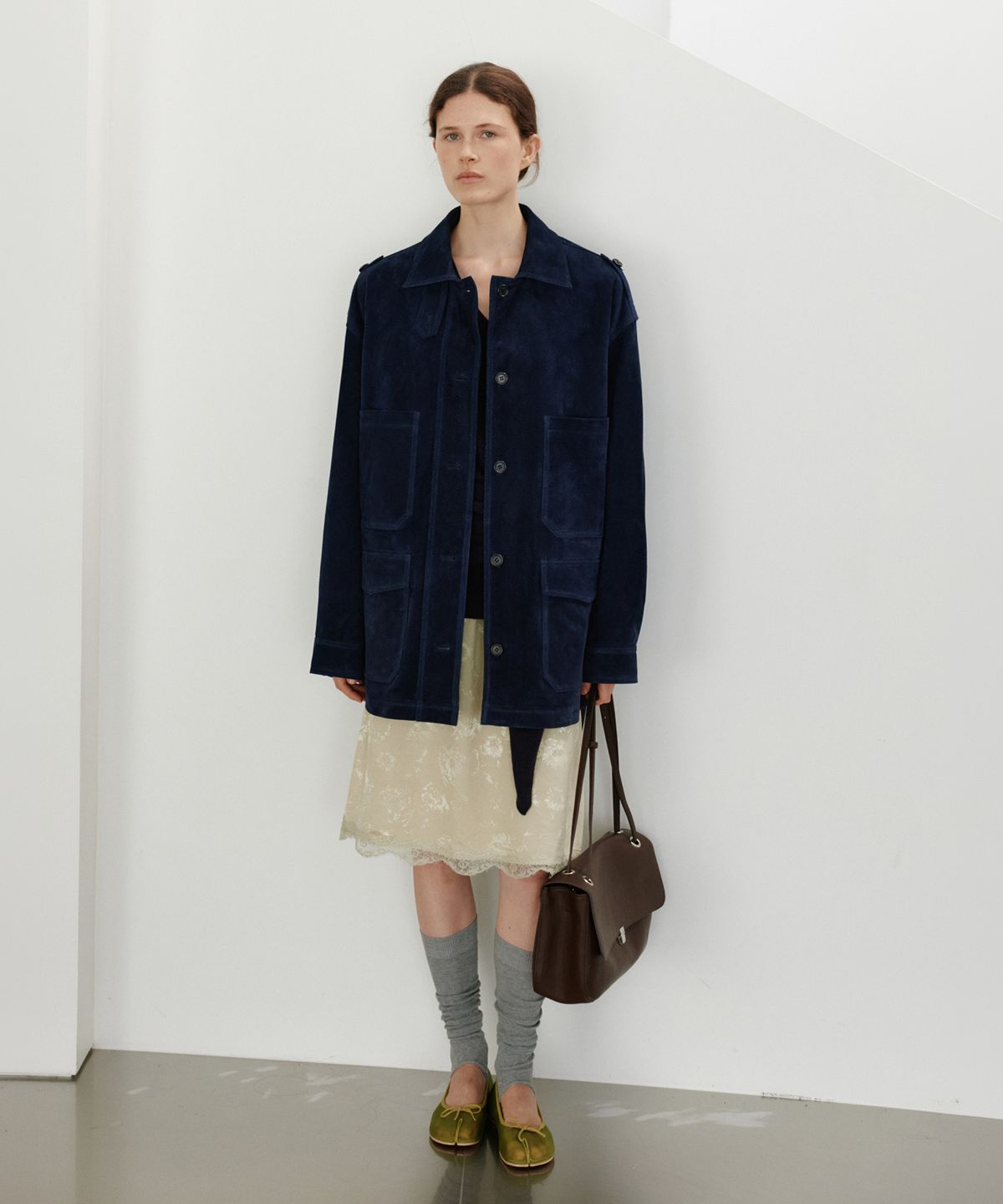 유라고(URAGO) Suede overfit work jacket_2colors