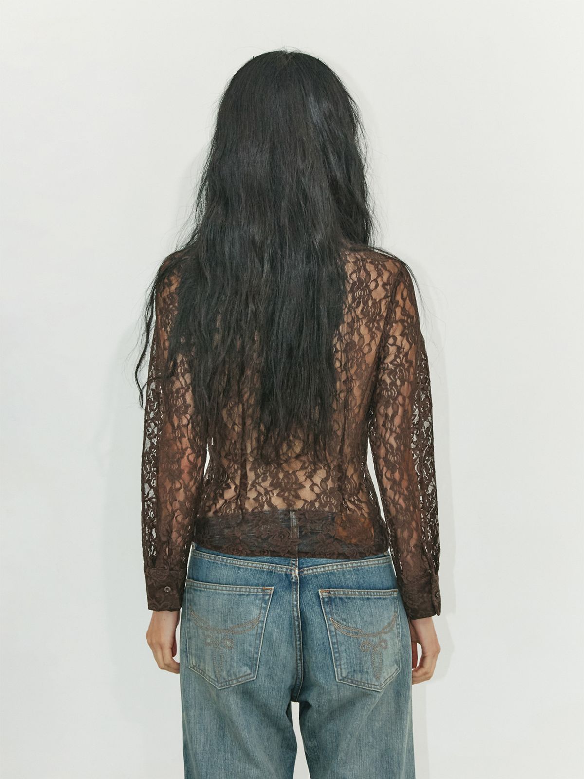 이히하(YEEHEEHAA) western lady lace SH (BR)