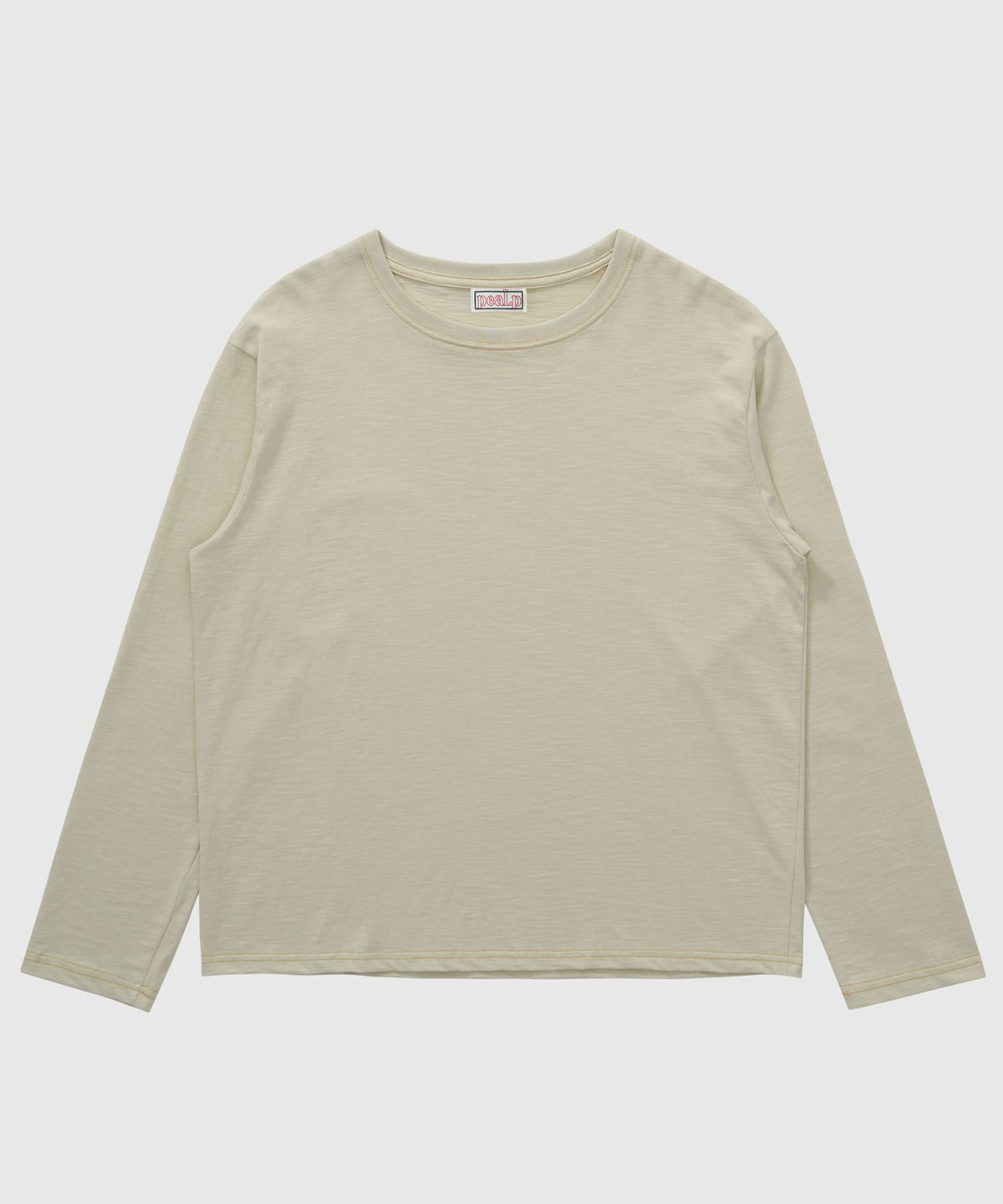 필프(PEALP) [PEALP X SEUNGHWAN] SLUB STITCH POINT LONG SLEEVE 60 (PISTACHIO)
