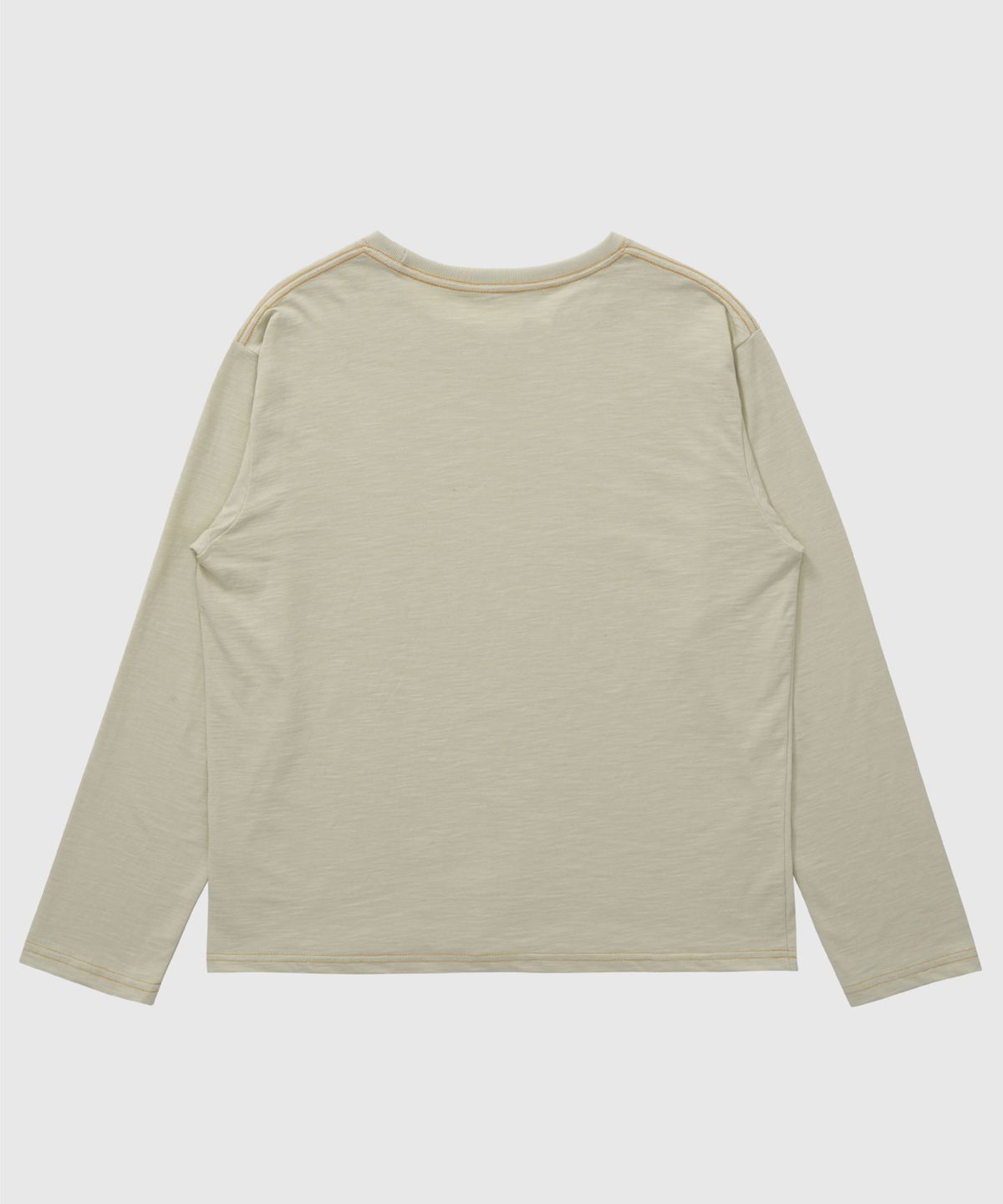 필프(PEALP) [PEALP X SEUNGHWAN] SLUB STITCH POINT LONG SLEEVE 60 (PISTACHIO)