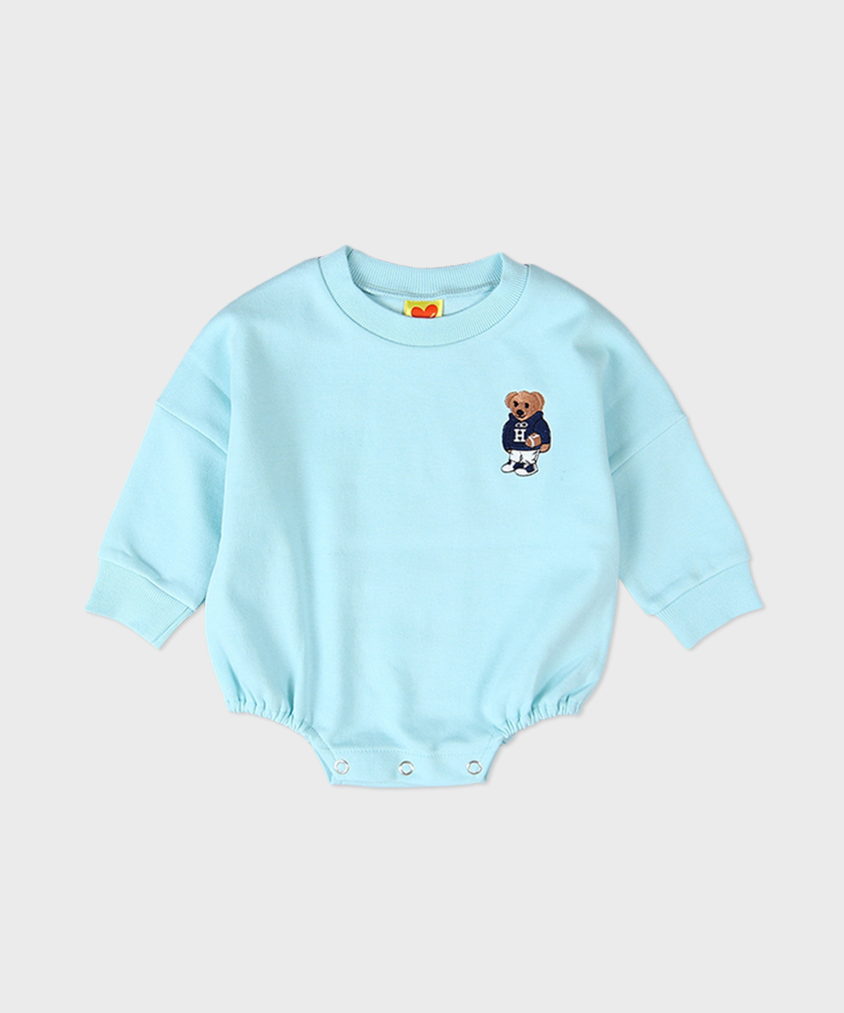하트베이비(HEARTBABY) 곰돌이 자수 수트