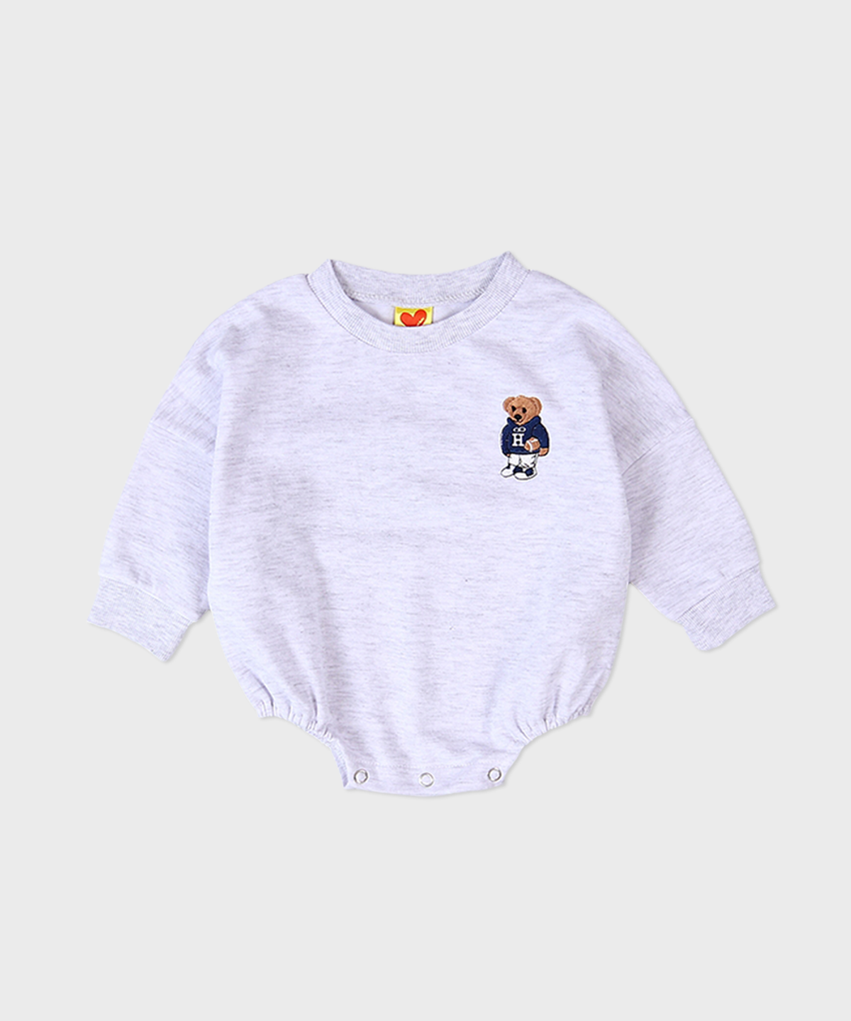 하트베이비(HEARTBABY) 곰돌이 자수 수트