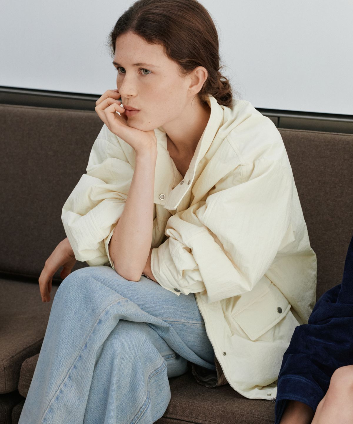 유라고(URAGO) Snap light padded jumper_Butter