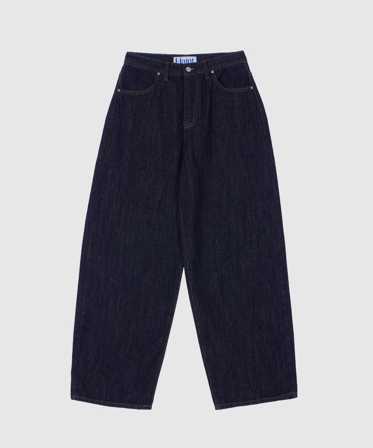 헤인트(HAINT) NELRO WIDE NONFADE INDIGO DENIM_DARK BLUE