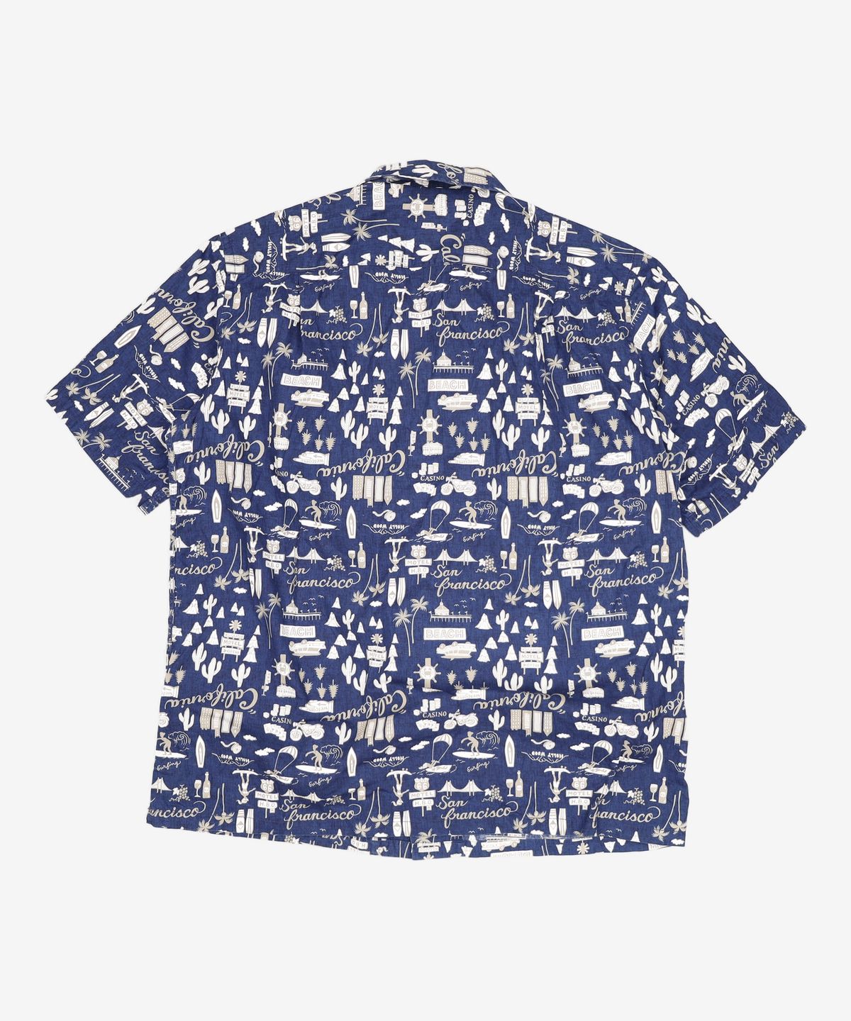 프리즘웍스(FRIZMWORKS) ALOHA HALF SHIRT _ BEACH NAVY XL