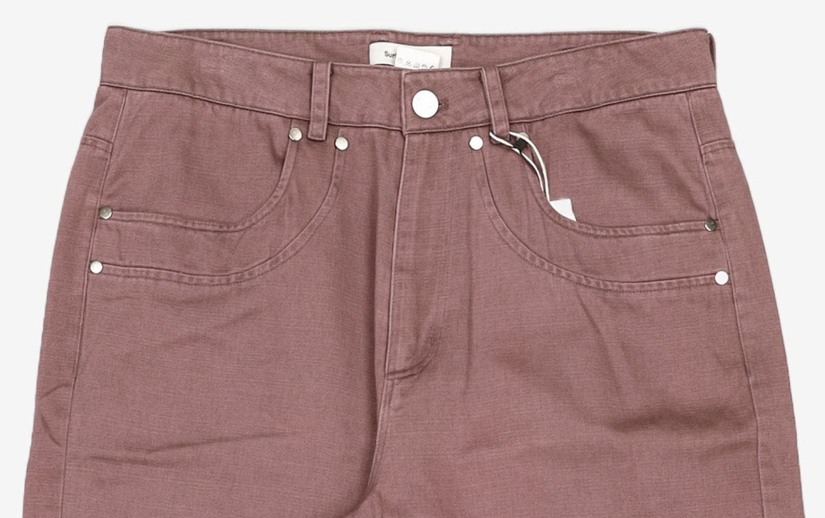 서피스에디션(SURFACE EDITION) VELVET DENIM PANTS L