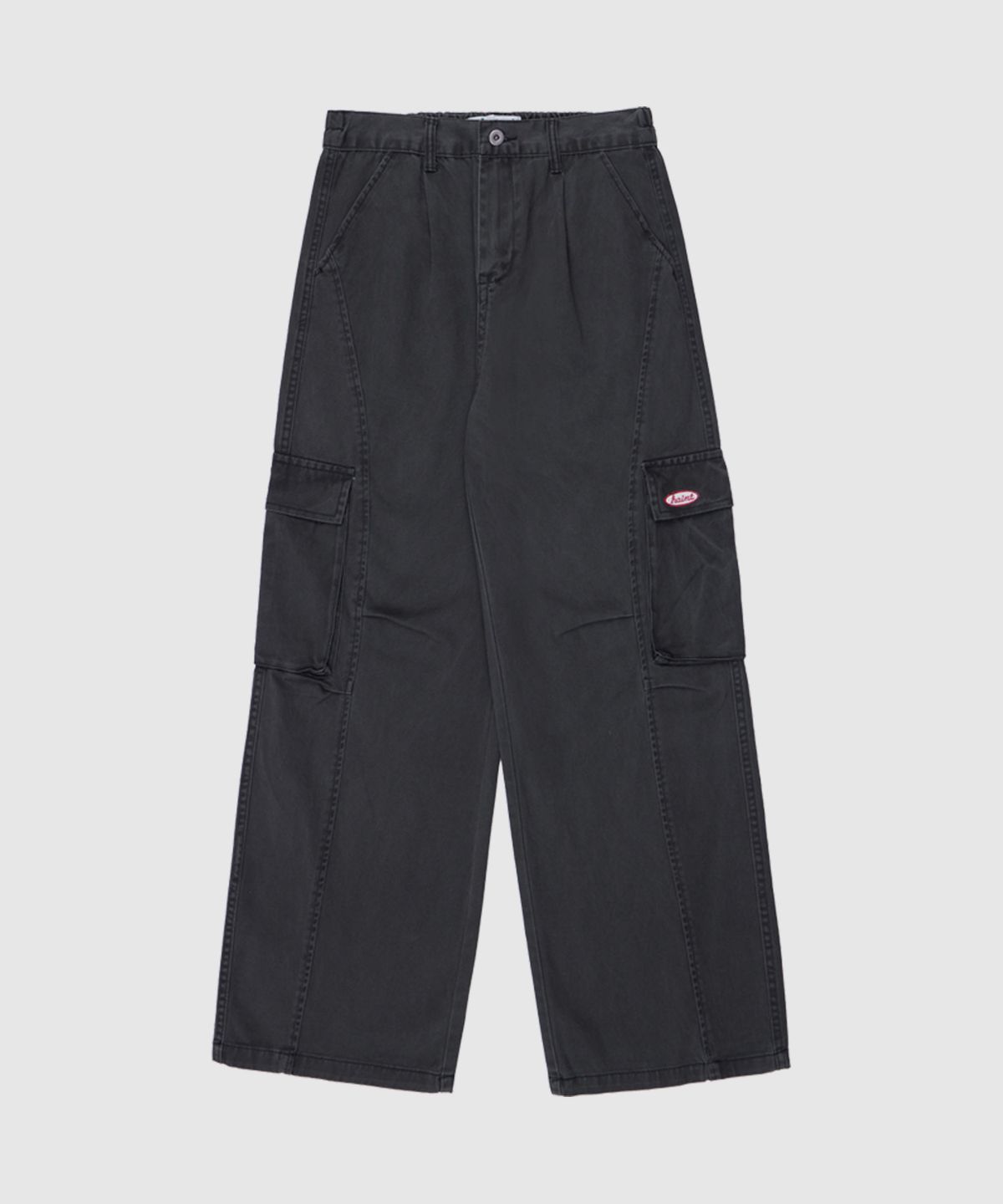 헤인트(HAINT) ROVEN GARMENT WASHED CARGO PANTS 2COL_KHAKI